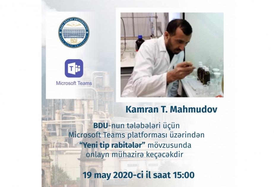 BDU-nun tələbələri üçün yeni növ rabitələr haqqında onlayn mühazirə keçiriləcək