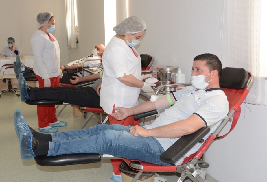 Qaradağ rayonunda könüllü qanvermə aksiyası keçirilib