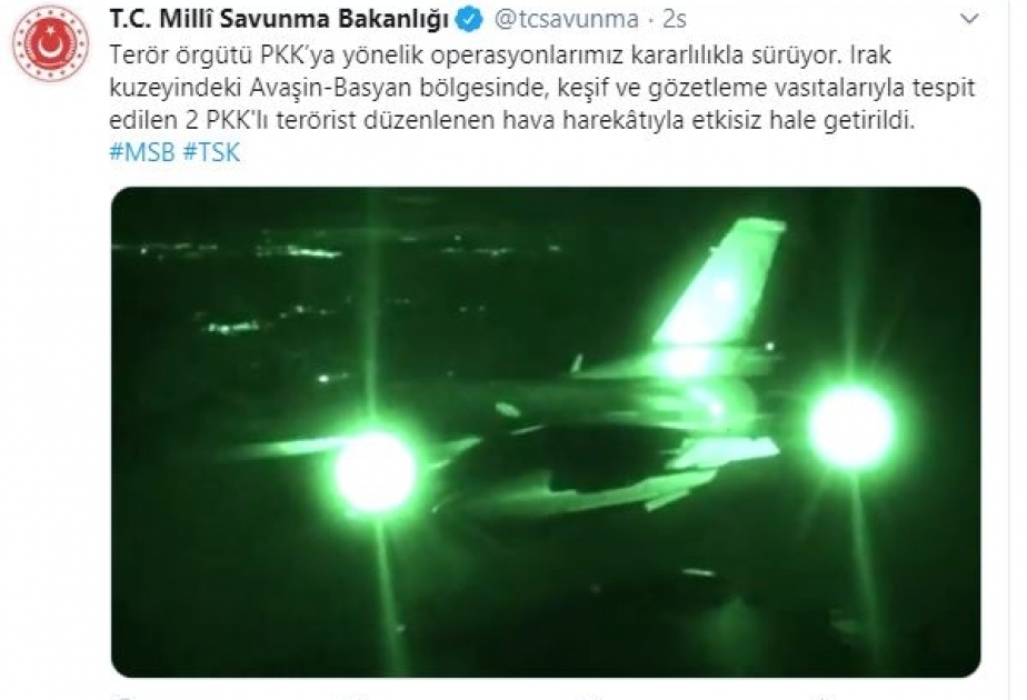Türkiyədə və İraqın şimalında 5 terrorçu zərərsizləşdirilib