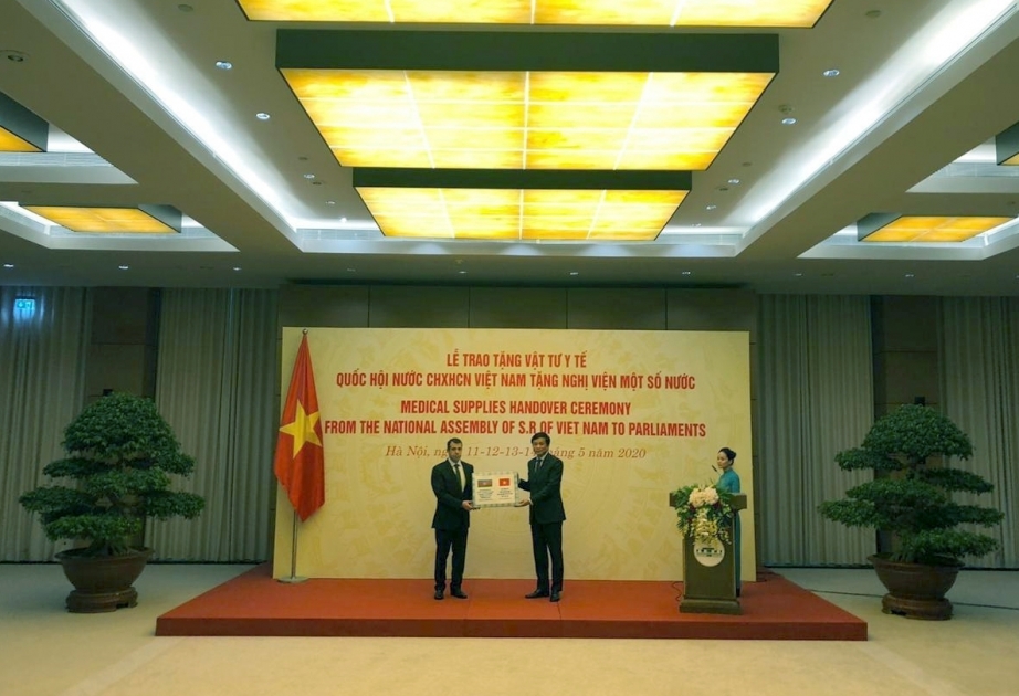 越南国会为阿塞拜疆捐赠2万只医疗口罩