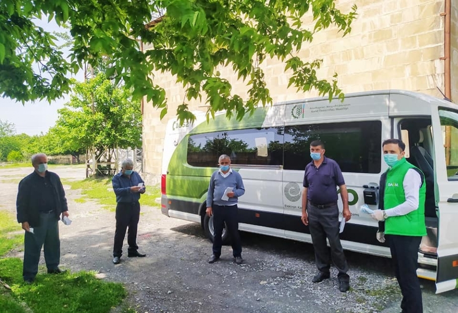 Kənd Təsərrüfatı Nazirliyinin mikroavtobusları Şəkidə səyyar xidmətə başlayıb