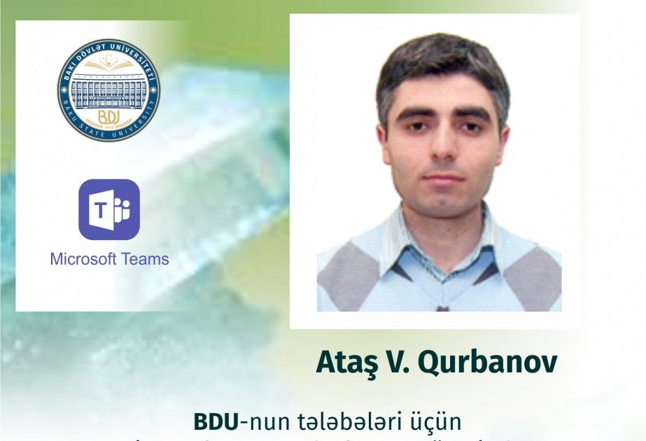 “Kristalların rentgen quruluş analizi ilə öyrənilməsi” mövzusunda onlayn mühazirə keçiriləcək