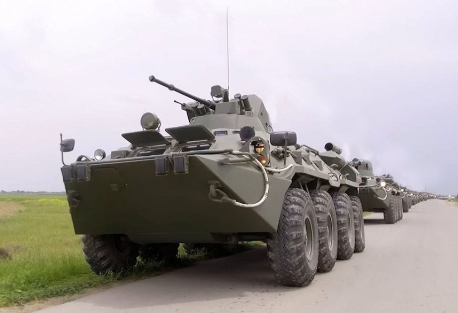 Troops involved in exercises moving to operational areas