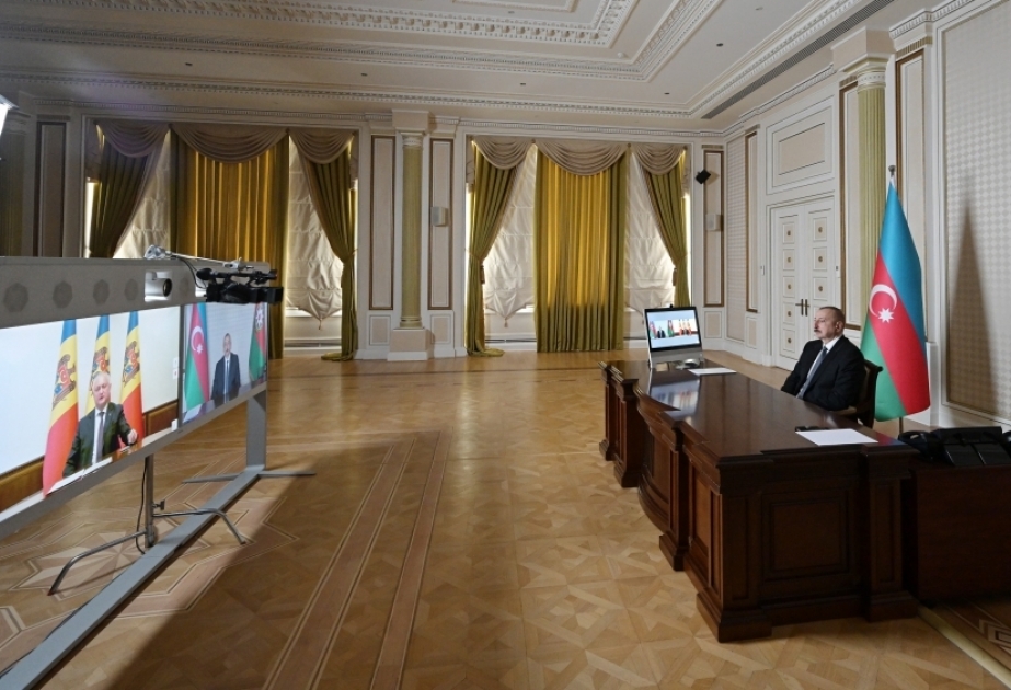 El presidente de Moldova agradeció a Azerbaiyán su asistencia en la lucha contra la pandemia