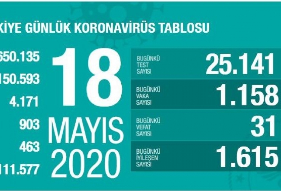 Corona-Pandemie in der Türkei: 111.577 von 150.593 Corona-Infizierten geheilt