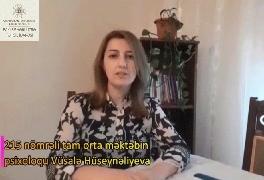 Məktəb psixoloqu abituriyentlərdə stresin idarə olunması mövzusunda tövsiyələrini təqdim edir VİDEO