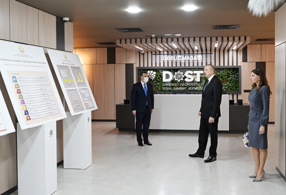 President Ilham Aliyev and first lady Mehriban Aliyeva attended opening of DOST center No3 VIDEO