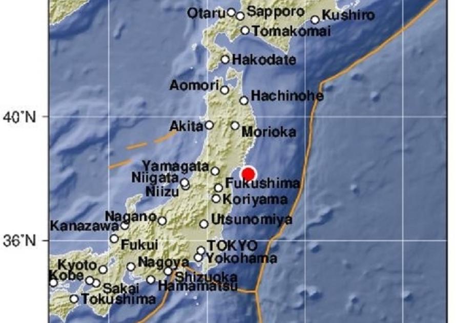 日本东北岸附近发生5.2级地震