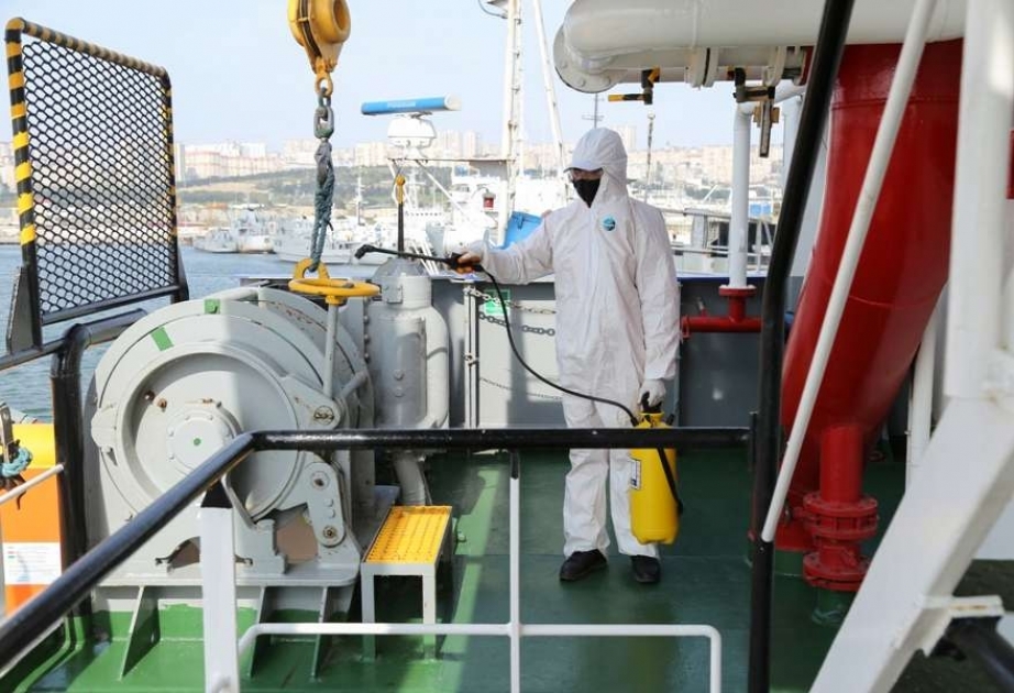 Gəmiçilikdə dezinfeksiya işləri davam edir