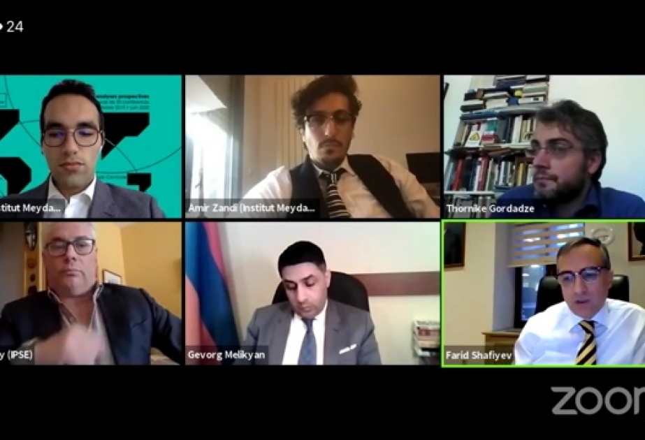 Paris Universitetinin təşkilatçılığı ilə Qafqaz ölkələrinə dair onlayn konfrans keçirilib VİDEO