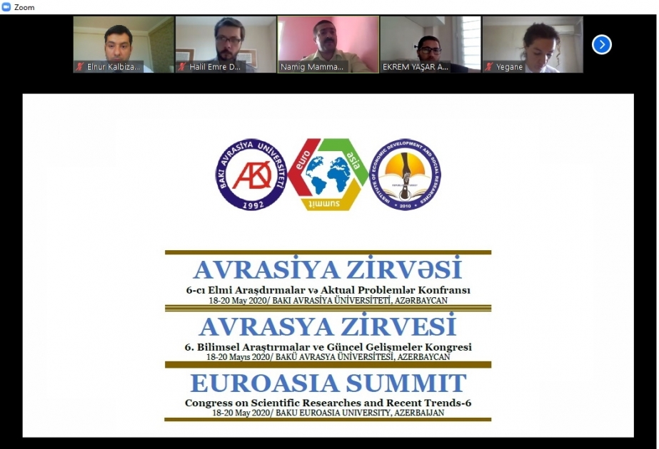 Qafqazşünaslıq İnstitutunun əməkdaşları onlayn beynəlxalq konqresdə məruzə ediblər