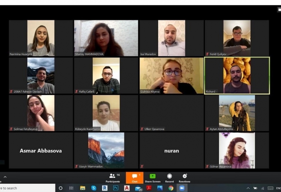 Memarlıq və İnşaat Universitetinin “Enactus” komandası ölkə çempionatına hazırlıq məsələlərini müzakirə edib