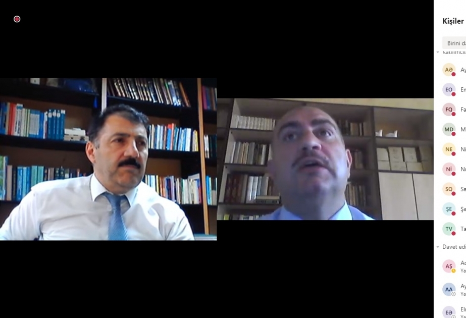 İlahiyyat İnstitutunun tələbələrinə “Oruc ibadətinin hikmətləri” mövzusunda vebinar təşkil olunub