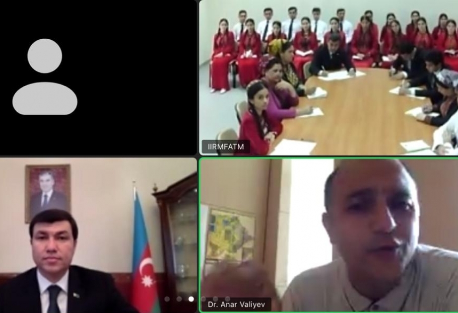 ADA Universiteti Türkmənistan Beynəlxalq Münasibətlər İnstitutu ilə birgə onlayn forum keçirib