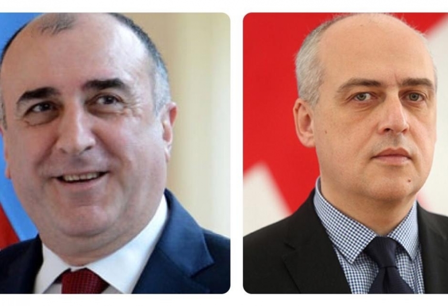 مكالمة هاتفية بين وزيري الخارجية الاذربيجاني والجورجي
