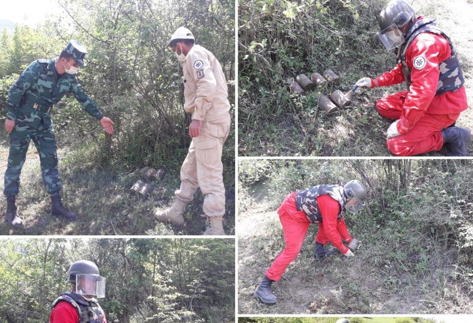 Ağstafada piyada əleyhinə mina tapılıb