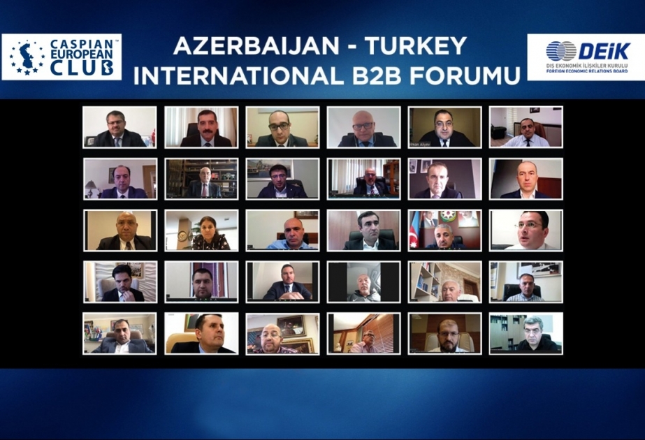 “Azərbaycan-Türkiyə” üçüncü beynəlxalq onlayn “B2B Forum”u keçirilib