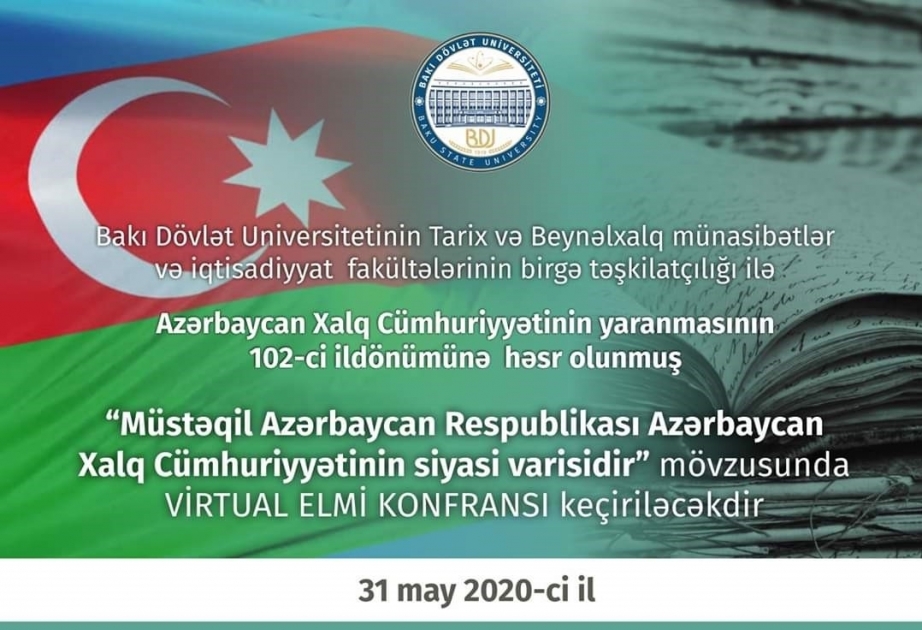 Une conférence scientifique virtuelle sera organisée à l'Université d'Etat de Bakou