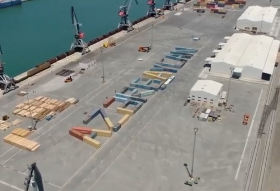 Puerto de Bakú celebró una acción original para el 28 de mayo - Día de la República