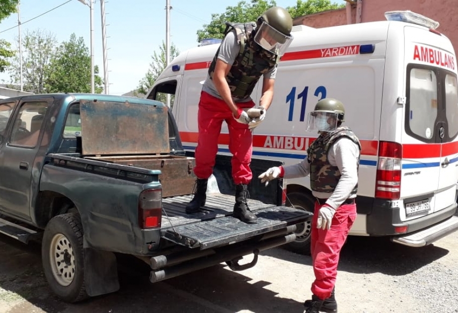 Qazaxda top mərmisi tapılıb