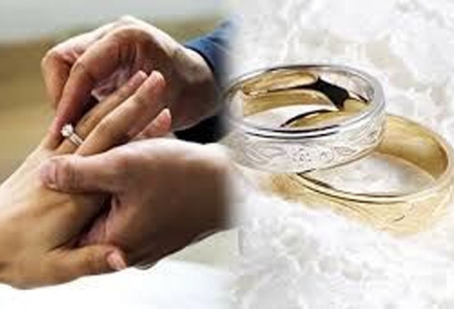 За первый квартал текущего года в Азербайджане зарегистрировано 12 тыс. 127 браков