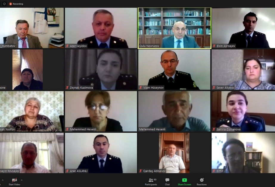 Dövlət Gömrük Komitəsinin Akademiyasında təhsil alan tələbələrin valideynləri ilə onlayn forum keçirilib