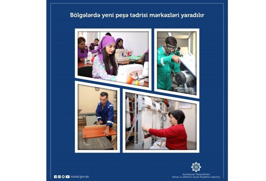 Se abrirán centros de formación profesional en otros tres distritos de Azerbaiyán