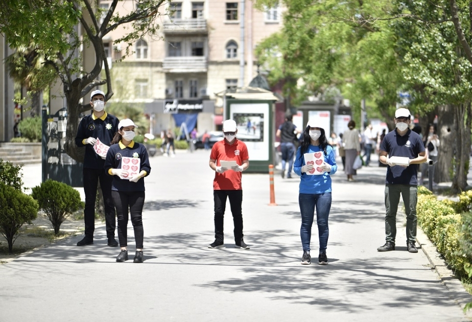 Könüllülər “Bir-birimizi qoruyaq!” kampaniyası çərçivəsində yeni aksiyaya başlayıblar