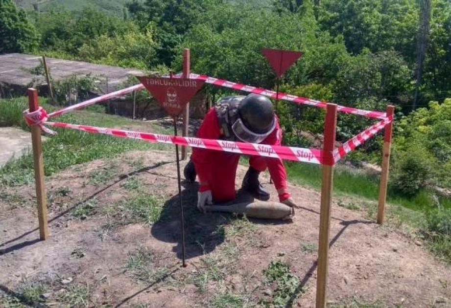 Ötən ay ANAMA 285 ədəd partlamamış hərbi sursat aşkarlayaraq zərərsizləşdirib