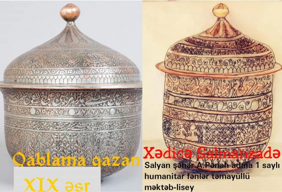 “Muzey eksponatları şagirdlərin rəngli dünyasında” layihəsi davam etdirilir