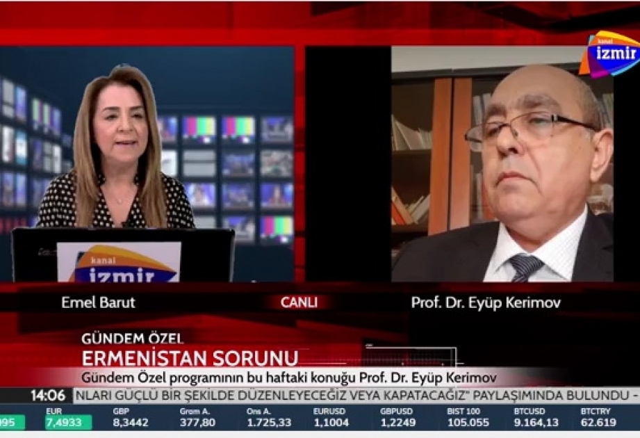 Azərbaycan Texniki Universitetinin professoru Türkiyə telekanalında erməni yalanlarını ifşa edib