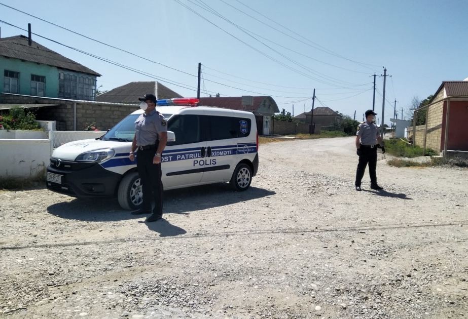 Polis Köhnə Xaçmaz kəndinin ərazisini xüsusi nəzarətə götürüb VİDEO