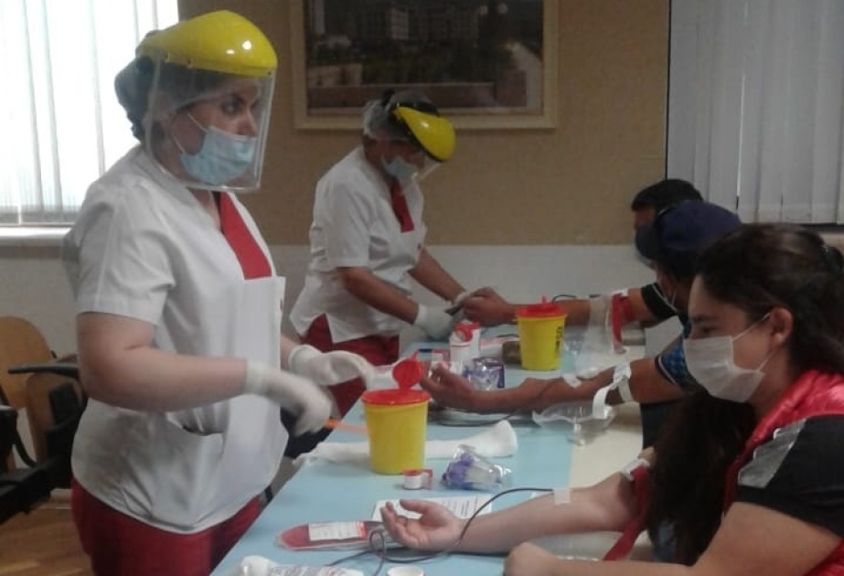 Füzuli sakinləri qanvermə aksiyasına qoşulublar