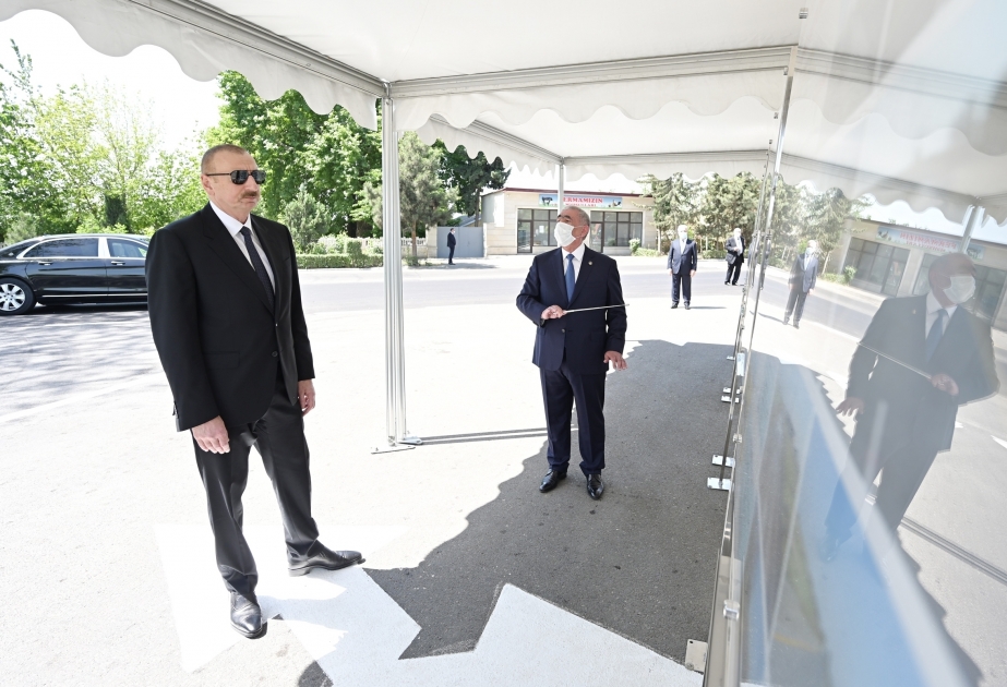 President Ilham Aliyev opened newly renovated Buruj-Gulabatili-Khoruzlu-Kabirli-Bayandurlu-Garadaghli highway VIDEO