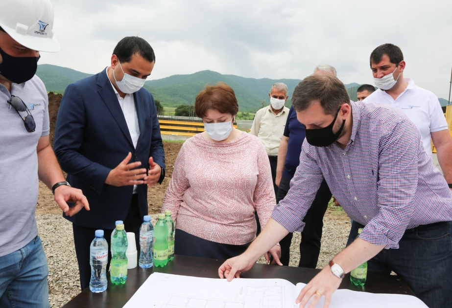 Marneuli rayonunda yeni məktəb binaları tikilir