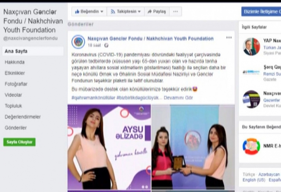 Muxtar respublikanın Gənclər Fondu tərəfindən maraqlı onlayn layihələr həyata keçirilir