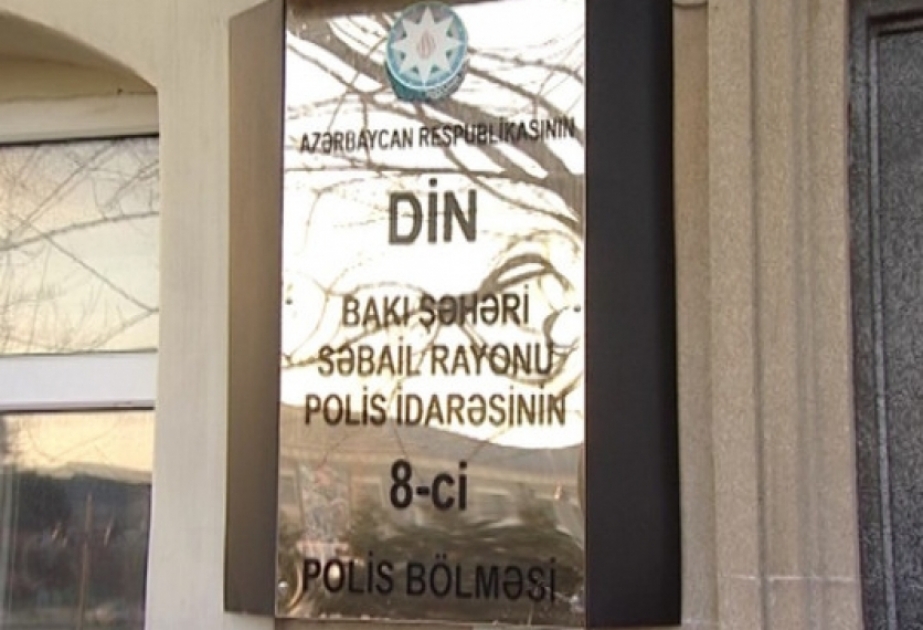 Səbail rayonu ərazisində xuliqanlıq edən şəxs barəsində cinayət işi başlanıb