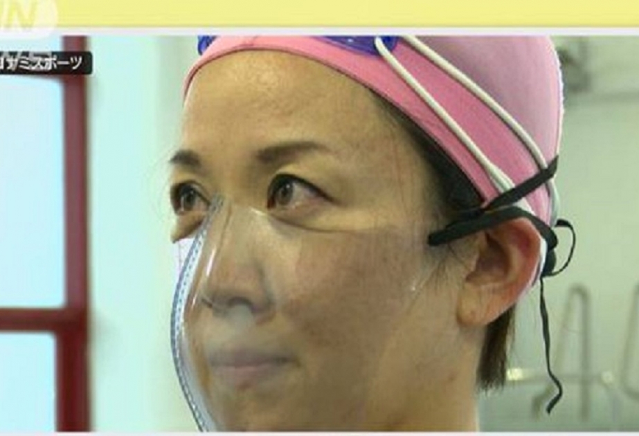 Yaponiyada üzgüçülük hovuzları üçün koronavirusdan qoruyan maska hazırlanıb