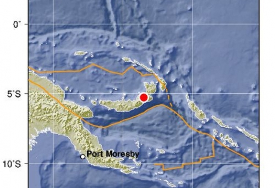 Papua-Yeni Qvineyada 5,9 bal gücündə zəlzələ olub