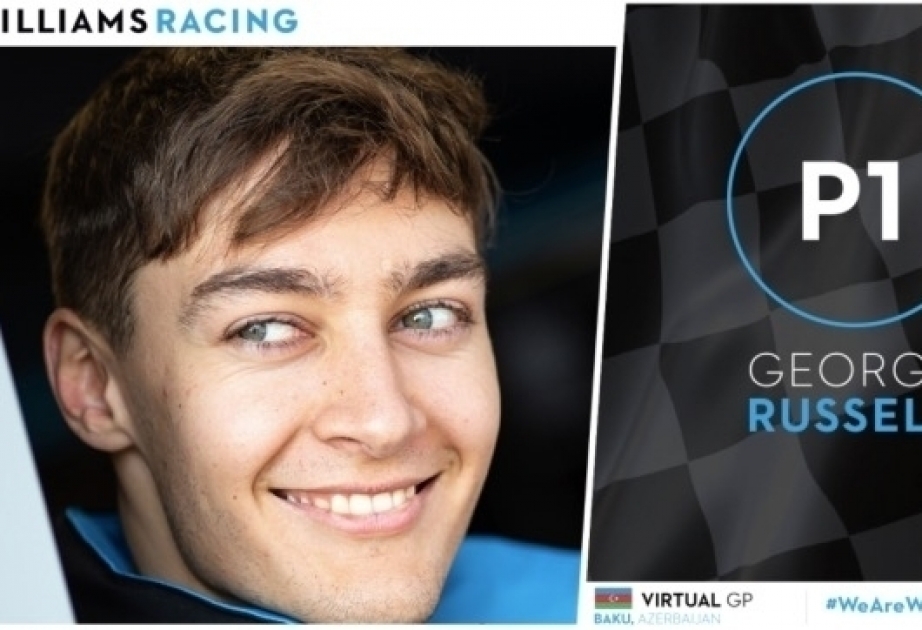 Russell seals third successive win in Virtual Azerbaijan GP as Leclerc struggles in Baku