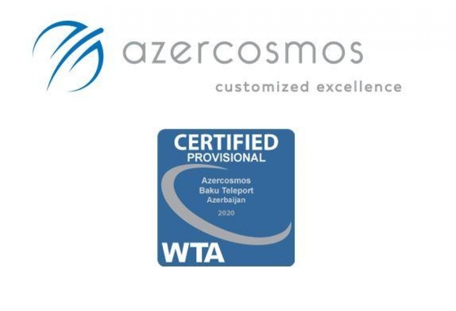 “Azərkosmos” Dünya Teleport Assosiasiyasının sertifikatına layiq görülüb