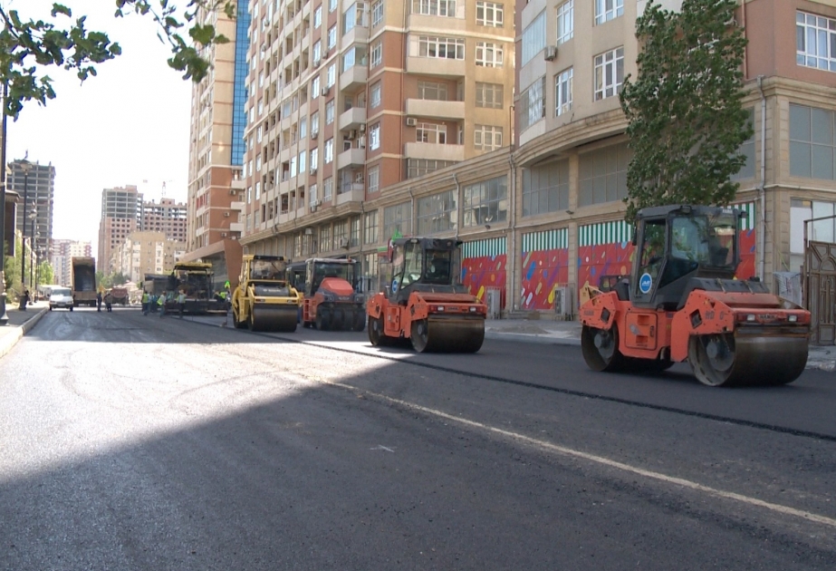Se está creando un nuevo cruce de carreteras en el distrito de Khatai de Bakú