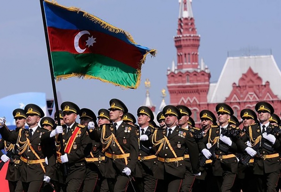 阿塞拜疆军人将参加在莫斯科举行的阅兵式