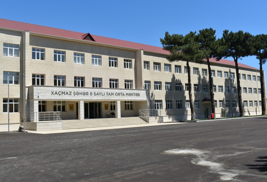 Xaçmazda 1800 şagirdin təhsil alacağı məktəb binasında təmir-bərpa işləri yekunlaşıb VİDEO