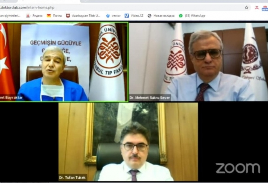 Tibb Universitetinin tələbə və rezidentləri türkiyəli professorların onlayn tədris proqramında iştirak edirlər
