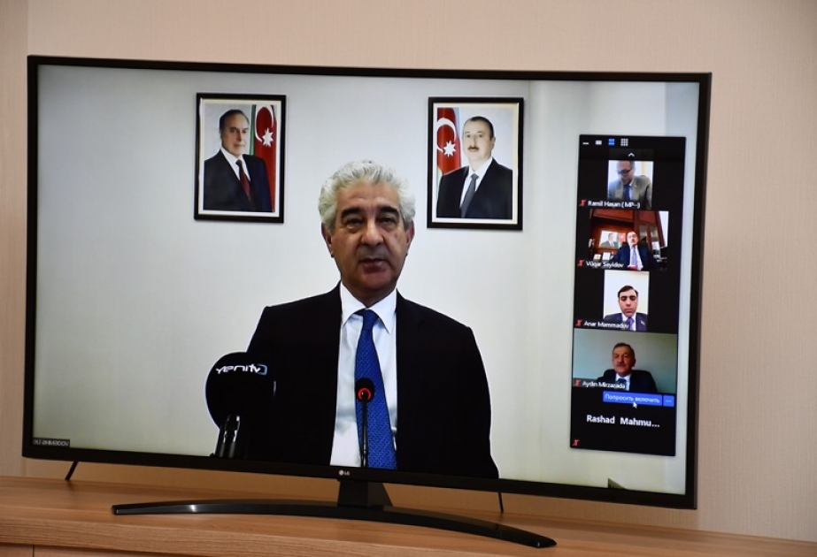 Koronavirusla mübarizədə dövlətin gördüyü işlər və vətəndaş məsuliyyəti mövzusunda videokonfrans keçirilib