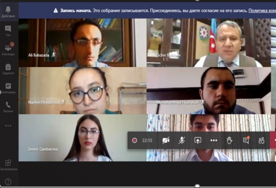BDU-nun rektoru Tələbə Nəzarət Qrupunun üzvləri ilə görüşüb