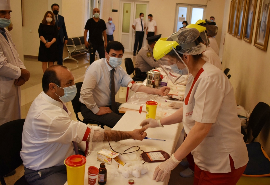 Xaçmazda keçirilən humanitar aksiyada 100-ə yaxın donor könüllü qan verib VİDEO