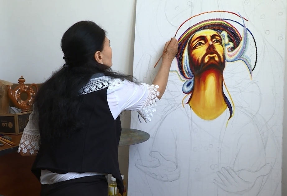 Un reportage avec une femme peintre surréaliste azerbaïdjanaise