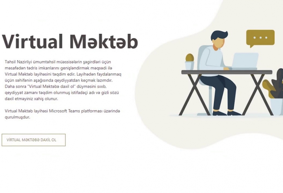 “Virtual məktəb” platformasının 1 milyondan çox üzvü var